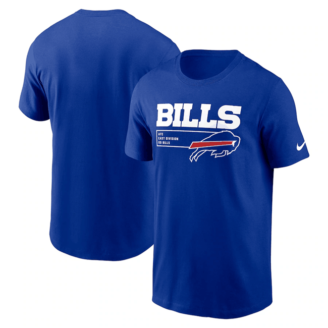 Men's Buffalo Bills Blue Division Essential T-Shirt